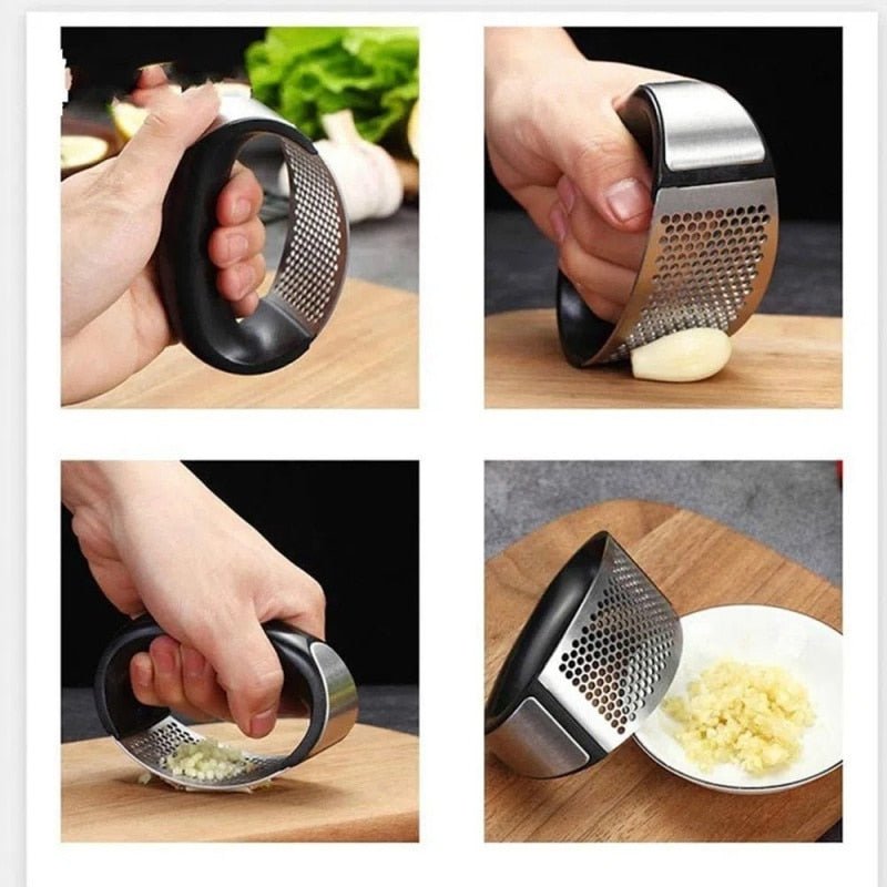 Amassador de Alho portátil em Inox