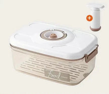 Caixa de Armazenamento de Alimentos à Vácuo - Acompanha Bomba de Vácuo