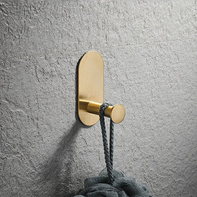 Conjunto Elegante de 5x Acessórios para Banheiro em Dourado - Sem Perfuração, Aço inoxidável